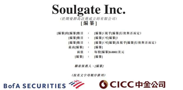 图片来源：Soulgate招股书