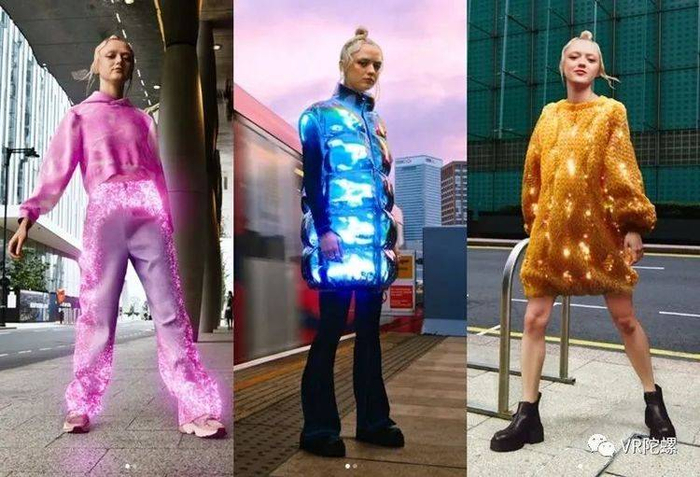 H&M虚拟服装（图源：网络）