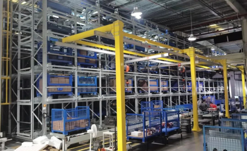 　　▲极智嘉四向车立库 出货效率翻倍