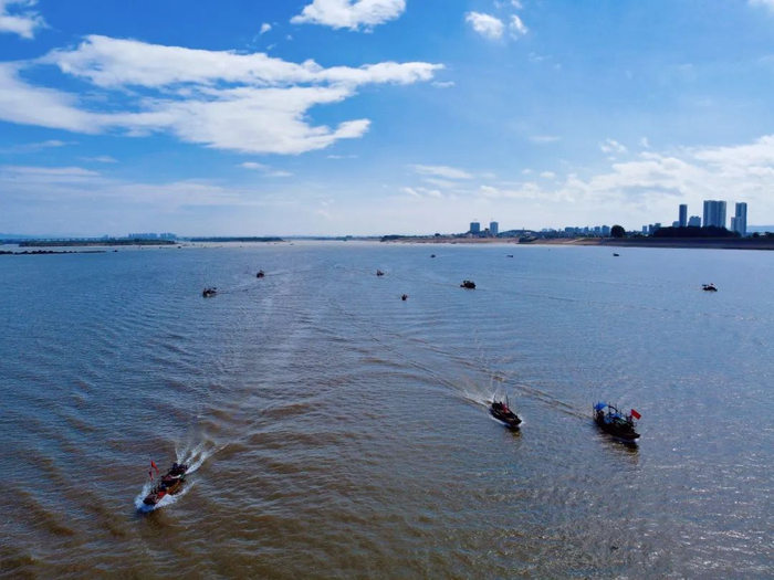 渔民扬帆“出海”。三水区档案馆 李东/摄