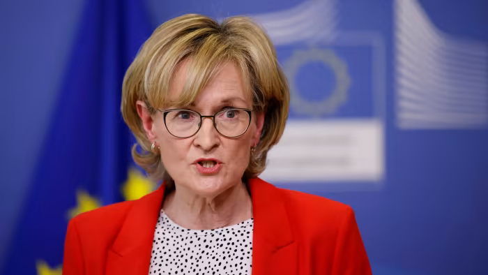 欧盟金融服务委员会专员麦瑞德·麦吉尼斯