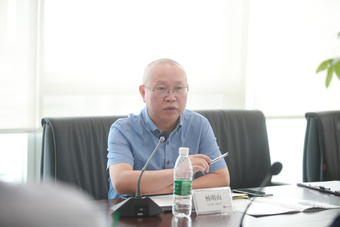 交通银行四川省分行公司部副总经理杨明山&nbsp;图片来源：每经记者 张建 摄