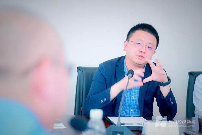 中央财经大学绿色金融国际研究院高级研究员、成果转化中心主任严展&nbsp;图片来源：每经记者 张建 摄