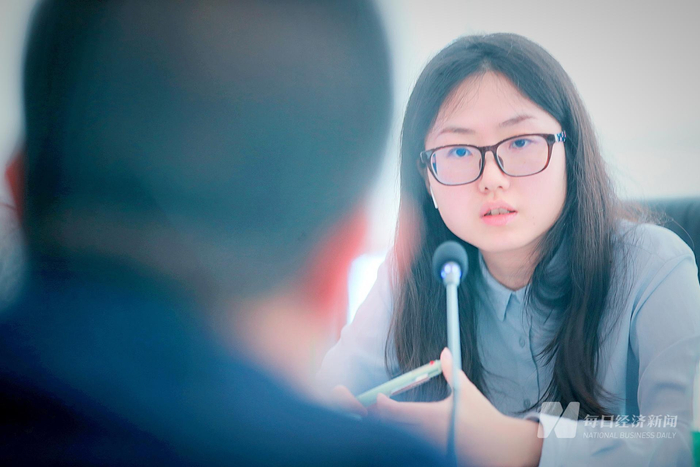 中信银行成都分行公司银行部总经理助理高山珊&nbsp;图片来源：每经记者 张建 摄