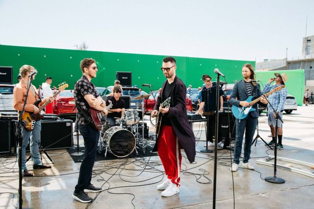 美国摇滚乐队“魔力红（MAROON5）”资料图 图源：纽西斯通讯社