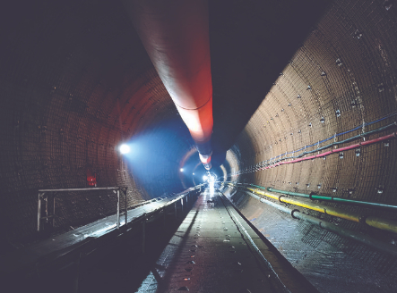 可可盖煤矿TBM掘进斜井井下