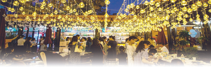 长春路夜市。史盼盼 摄