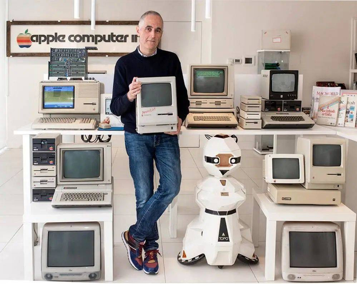 All About Apple 博物馆馆长 Alessio Ferraro. 图片来自：Metakoine