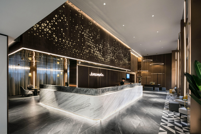 如家精选酒店大堂。