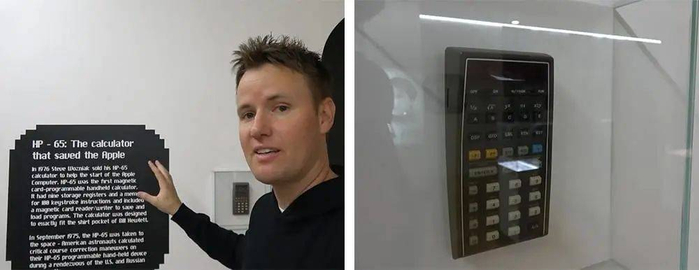“HP-65：拯救苹果的计算器”. 图片来自：YouTube @WHAT'S INSIDE? FAMILY