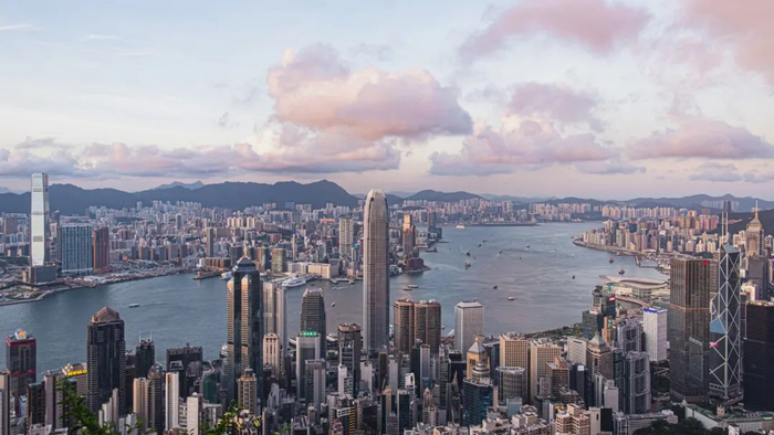 △ 香港维多利亚港景观 ©Chapman Chow