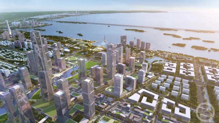 ▲“两湖”创新区规划效果图。图片来源/常州发布