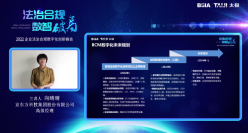 　　京东方科技集团股份有限公司 高级经理 向晴晴