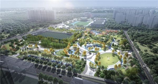 　　城市公园效果图