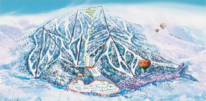         抚顺市“辽宁省雪上训练中心岗山滑雪场”规划图。   省体育局冬季运动管理中心供图