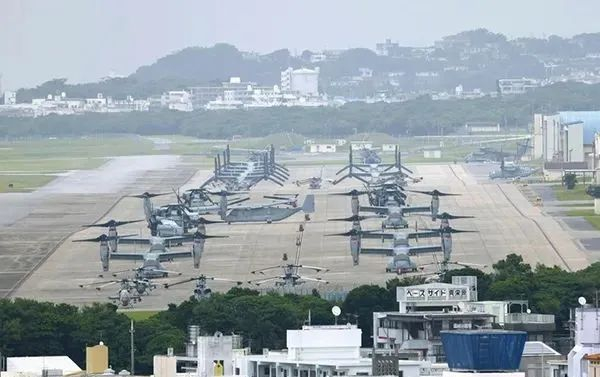 ▲位于冲绳的驻日美军基地