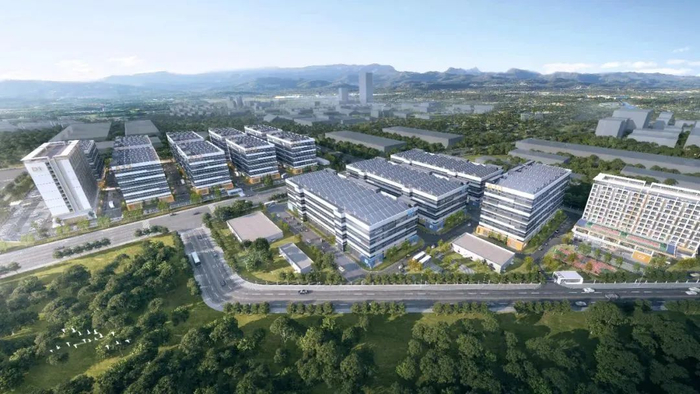 ▲珠海西站电子信息产业园效果图。
