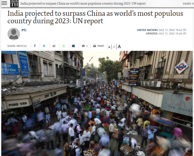 图源：印度报业托拉斯（PTI）报道截图