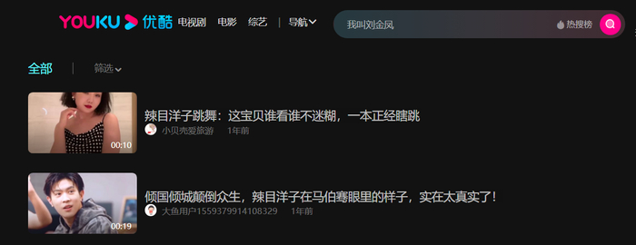 视频平台已经搜索不到该剧（图源：优酷）
