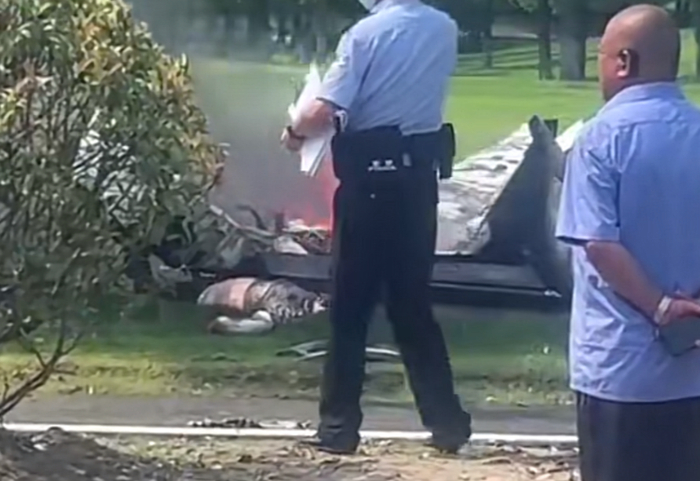 ↑事故现场 视频截图