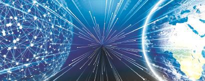 ▲玻璃光纤使网络在全球延伸，由此引发了全球通信革命。（图/Pixabay，Gerd Altmann）