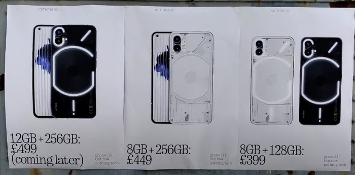 公布价格方式都是这么 随意 图源：NOTHING直播页面