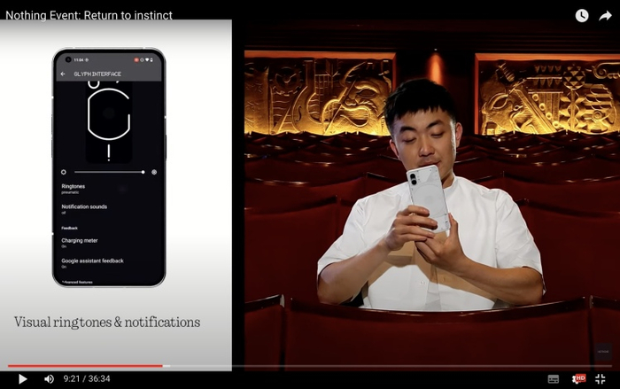  图源：NOTHING官方直播页面