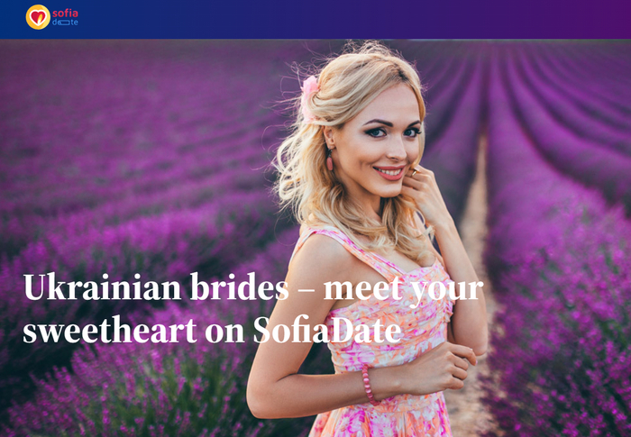 ↑SofiaDate网站目前仍然推出“乌克兰新娘”约会板块
