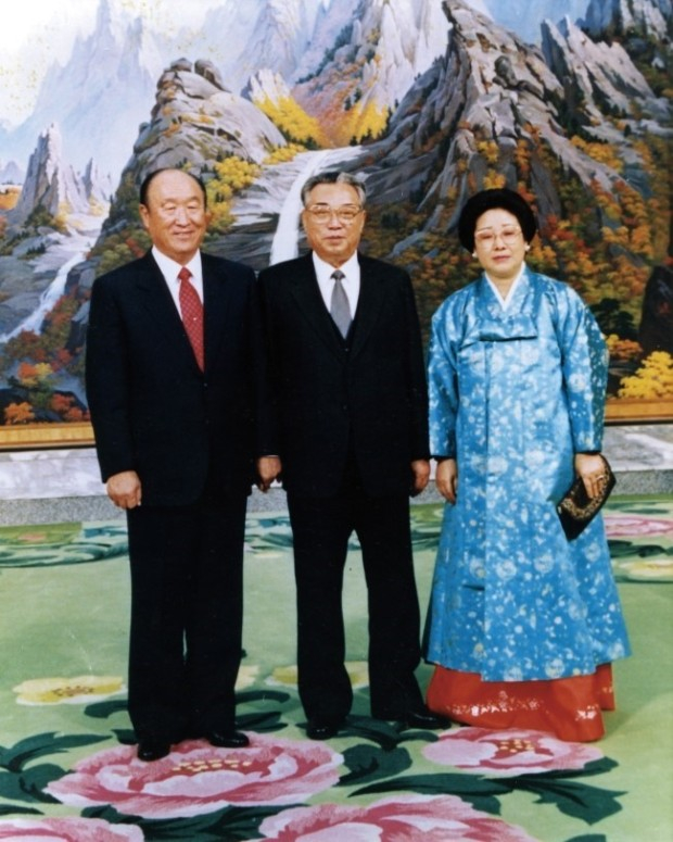 文鲜明访问朝鲜受到金日成接见（图片来源：作者提供）