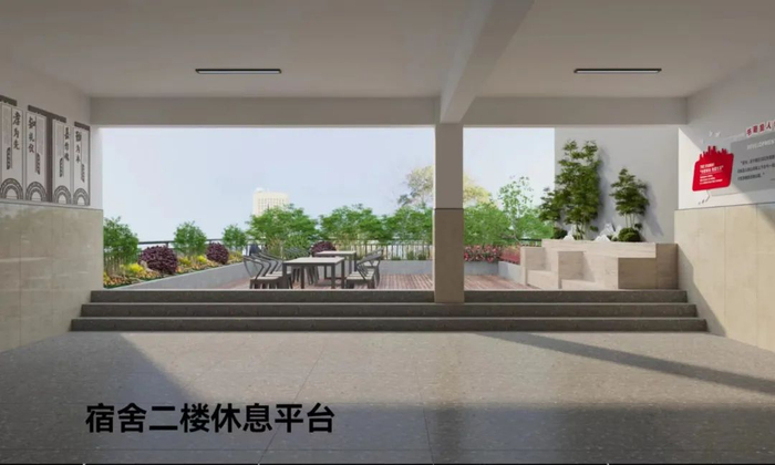 鄂南高中宿舍效果图