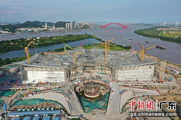 国际会议中心航拍图。施工方供图