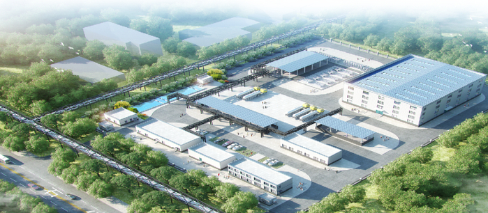 宗惠氢气项目鸟瞰效果图。资料图