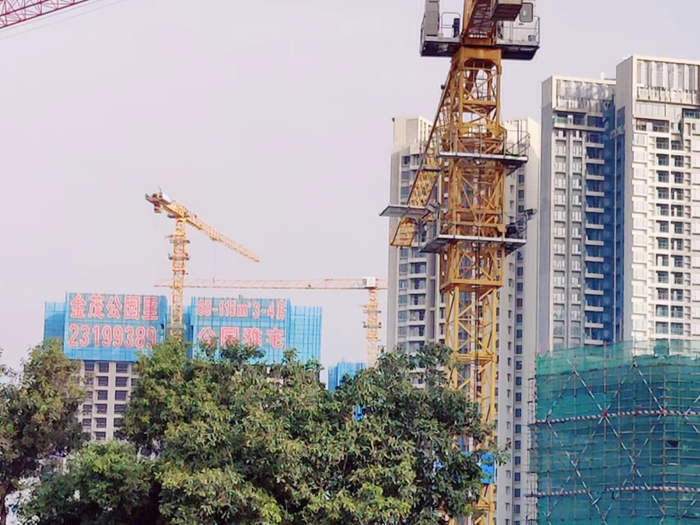 深圳光明区某在建楼盘 每经记者 陈荣浩 摄