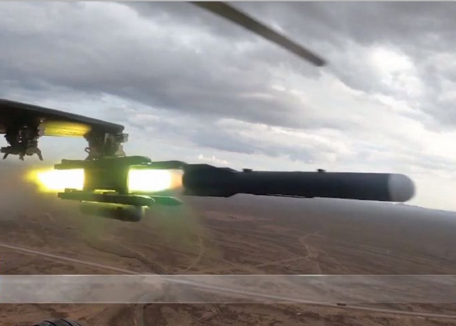 资料图：武直-10发射的某新型导弹