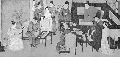     《韩熙载夜宴图》局部。资料图片