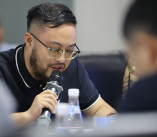 　　郁林科技高级合伙人、执行董事黄华发言致辞