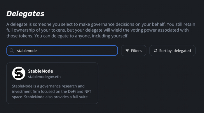 Optimism 代表页面示例