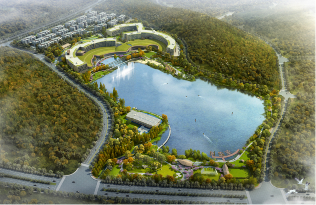 　　Club Med Joyview南京仙林度假村鸟瞰图