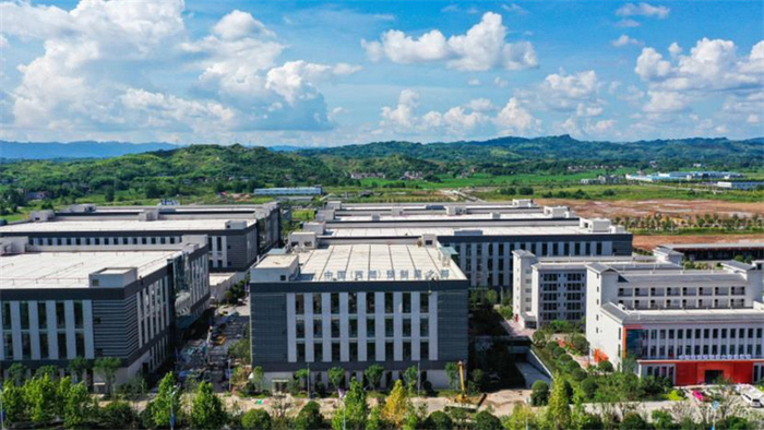 位于梁平高新区的中国西部预制菜产业园。（熊伟 摄）