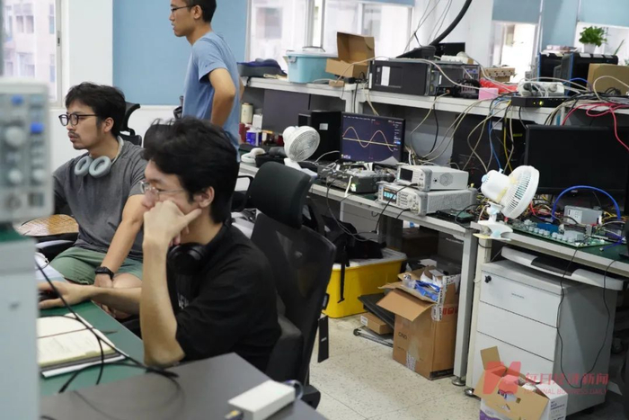 鼎阳科技的研发人员&nbsp;图片来源：每经记者 王帆 摄