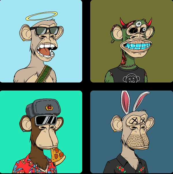 无聊猿&nbsp; 来源：BAYC官网