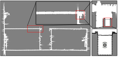 　　▲100,000㎡ 规模无闭环地图构建与定位