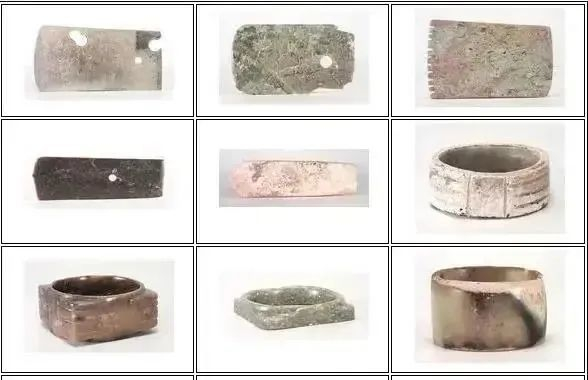 ▲陶寺遗址出土玉器 