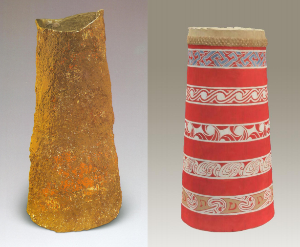 ▲鼍鼓以及复原 