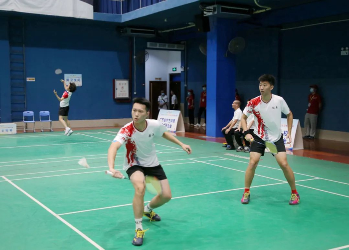 韶关选手在比赛中。张伟 摄