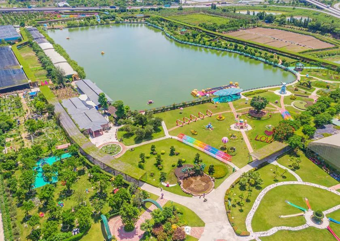 △ 江海长廊生态园。彭伟宗 摄