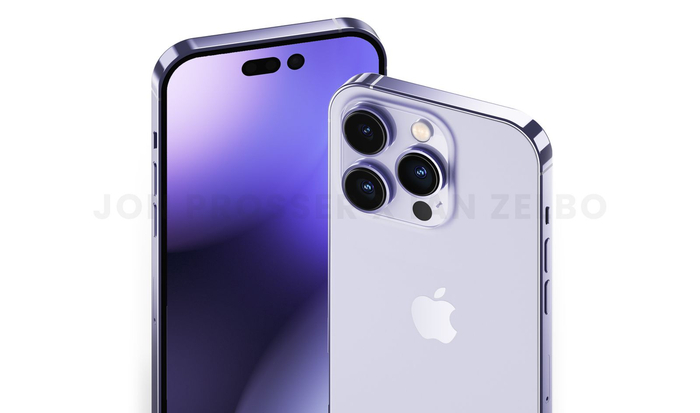 ▲&nbsp;苹果 iPhone 14 Pro 渲染图