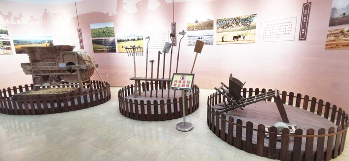 敖汉小米博物馆内部展品。经济日报记者　余健摄
