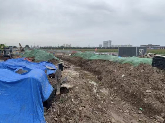 中国电建项目施工现场。图片来源：张馨予