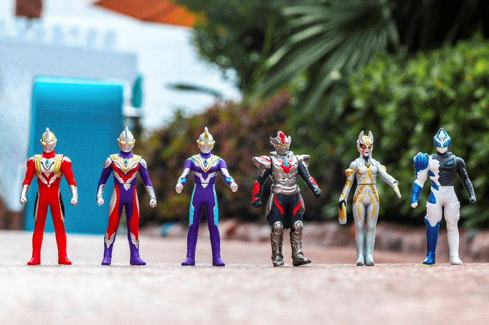 　　限定商品-特利迦奥特曼软胶豪华收藏套装